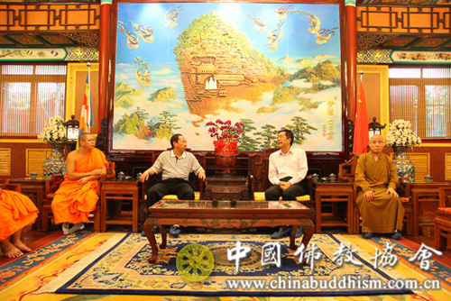 佛教-南传佛教在京考察团一行拜访中国佛教协会