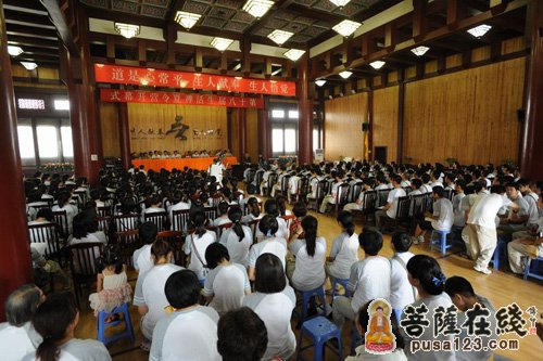 佛教-河北柏林禅寺第十八届生活禅夏令营正式开营
