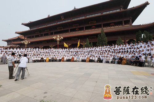 佛教-河北柏林禅寺第十八届生活禅夏令营正式开营