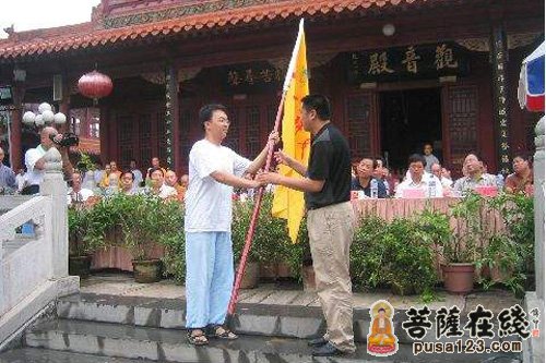 佛教-河北赵县柏林禅寺举行第十二届生活禅夏令营开营仪式
