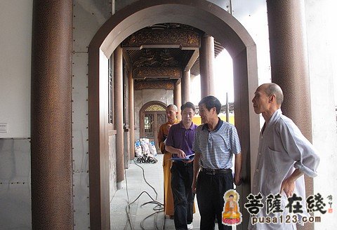 普陀山-普陀山佛协综治办赴普陀山各寺院进行安全综合检查