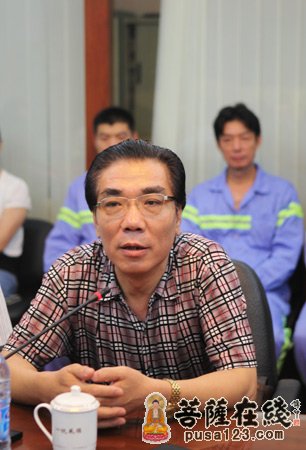 高温慰问-上海玉佛禅寺酷暑慰问普陀区环卫工人