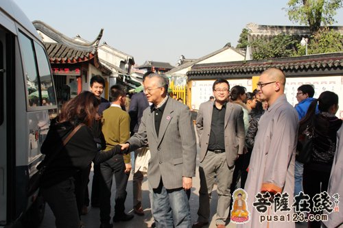 寒山寺-美国南加州大学（USC）校友会一行参访寒山寺