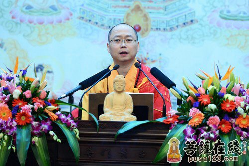 杭州永福禅寺监院念顺法师应邀于宝陀讲寺作《四念处》佛学专题讲座