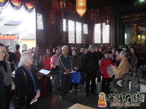 文化-上海绿洲画院与上海西林禅寺文化交流