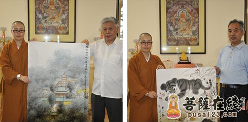 著名画家王东生、马凤柏前往南华禅寺进行采风创作