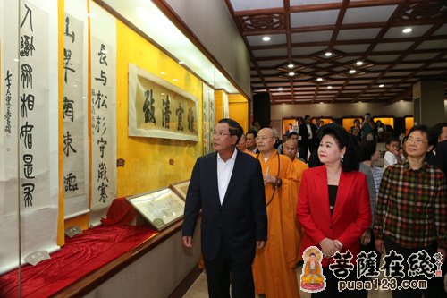灵隐寺-柬埔寨首相参访杭州灵隐寺 光泉大和尚热情接待
