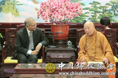 佛教-印度新任驻华大使康特先生一行拜访中国佛教协会