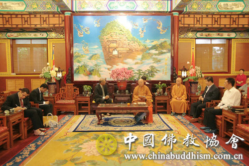 佛教-印度新任驻华大使康特先生一行拜访中国佛教协会