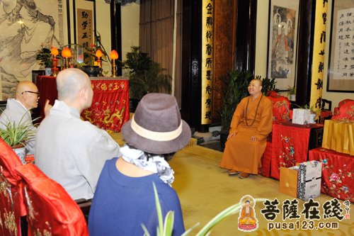 佛教-韩国佛教圣地巡访团参访上海玉佛禅寺