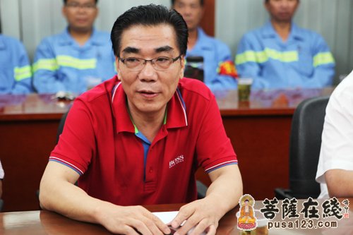 上海玉佛禅寺酷暑慰问普陀区环卫工人