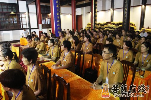 天童禅寺第八届“体悟禅慧 和谐人生”学修营正式开营