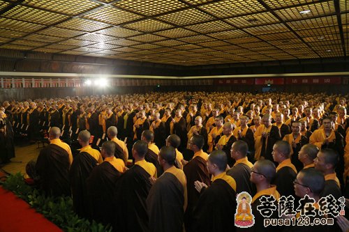 佛教-杭州市召开僧众大会 灵隐寺法师、职工获表彰
