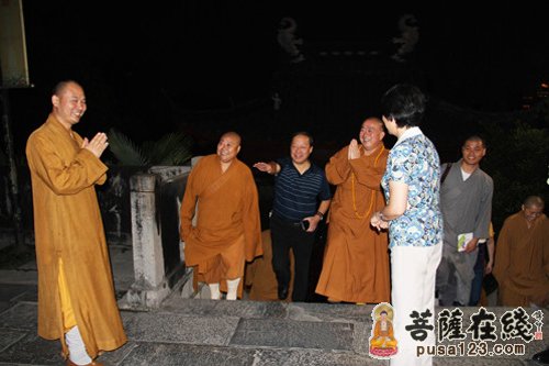 佛教-河南少林寺方丈永信大和尚一行参访鸡鸣寺