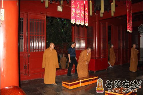 佛教-河南少林寺方丈永信大和尚一行参访鸡鸣寺