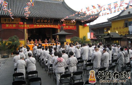 佛教-上海西林禅寺举办第六届短期出家体验营暨