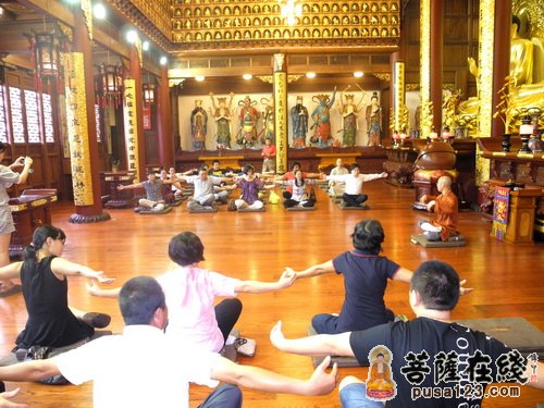 佛教-上海少数民族联合会到西林禅寺“半日禅修” 开启智慧