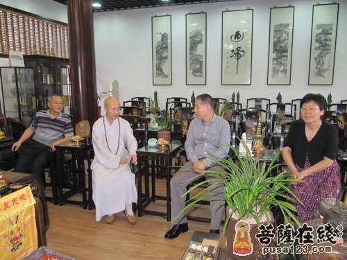 佛教-松江区统战部领导莅临西林禅寺考察调研