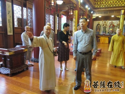 佛教-松江区统战部领导莅临西林禅寺考察调研