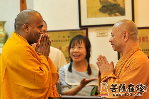 光孝寺-印度KUMAR MANO法师一行参访广州光孝寺