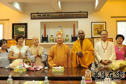 光孝寺-印度KUMAR MANO法师一行参访广州光孝寺