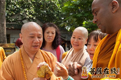 光孝寺-印度KUMAR MANO法师一行参访广州光孝寺