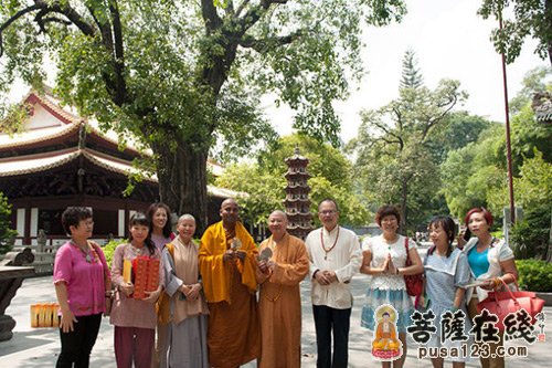 光孝寺-印度KUMAR MANO法师一行参访广州光孝寺