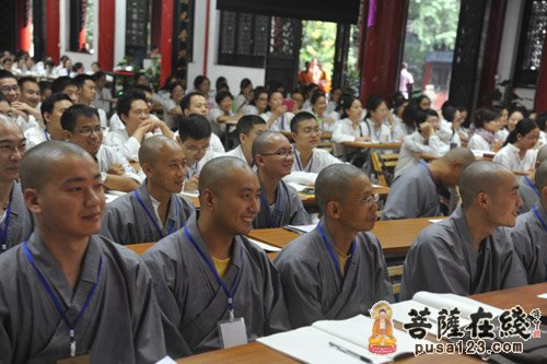 文殊院-成都文殊院寺院生活体验营 智海大和尚教授“修行之宝”