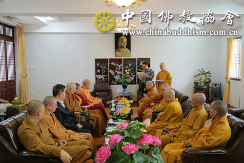佛教-常藏副秘书长率中国佛教协会代表团访问越南 佛教-常藏副秘书长率中国佛教协会代表团访问越南