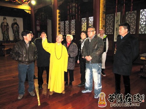 佛教-上海市摄影家协会一行人参访松江知也禅寺、西林禅寺