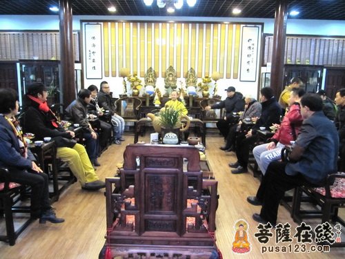 佛教-上海市摄影家协会一行人参访松江知也禅寺、西林禅寺