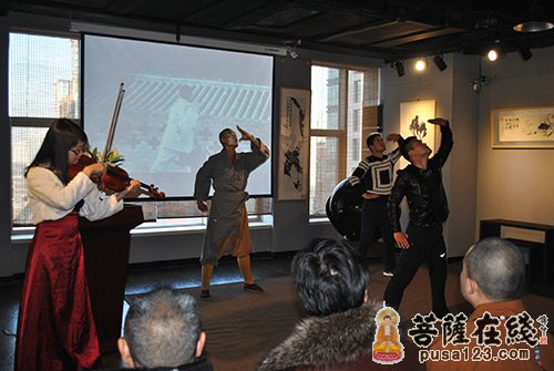 佛教-“花开见佛”少林寺延达法师书画展隆重开幕