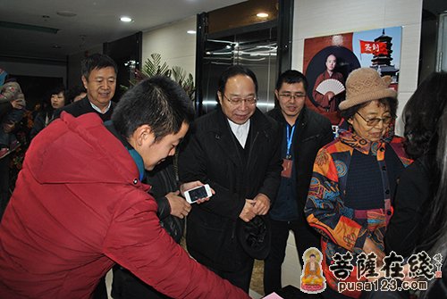 佛教-“花开见佛”少林寺延达法师书画展隆重开幕