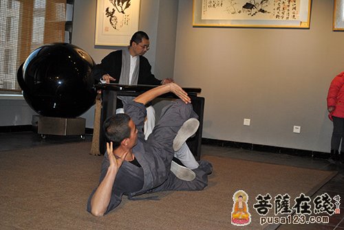 佛教-“花开见佛”少林寺延达法师书画展隆重开幕