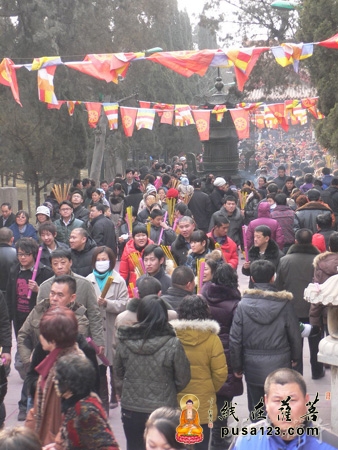 佛教-河北柏林禅寺举行欢度辛卯新春活动